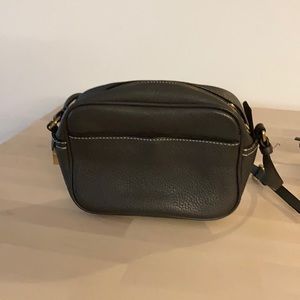 JCrew grey crossbody bag